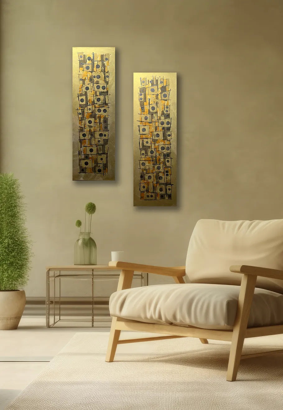 30CM X 90CM RETRO GOLD COLLECTION_RCG001（RGC001A & RGC001B）